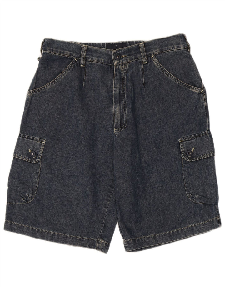 Trussardi Shorts Cargo De Mezclilla Hombre IT 48 Medium W30 Algodón Azul