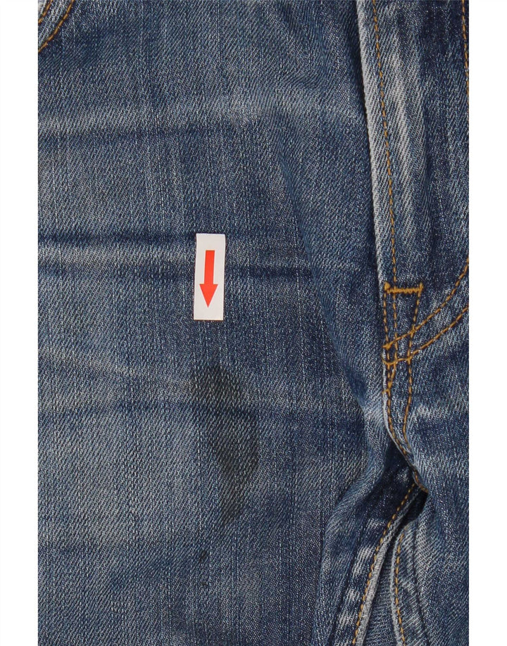Lee Jeans rectos desgastados Zed para hombre W32 L32 Algodón azul
