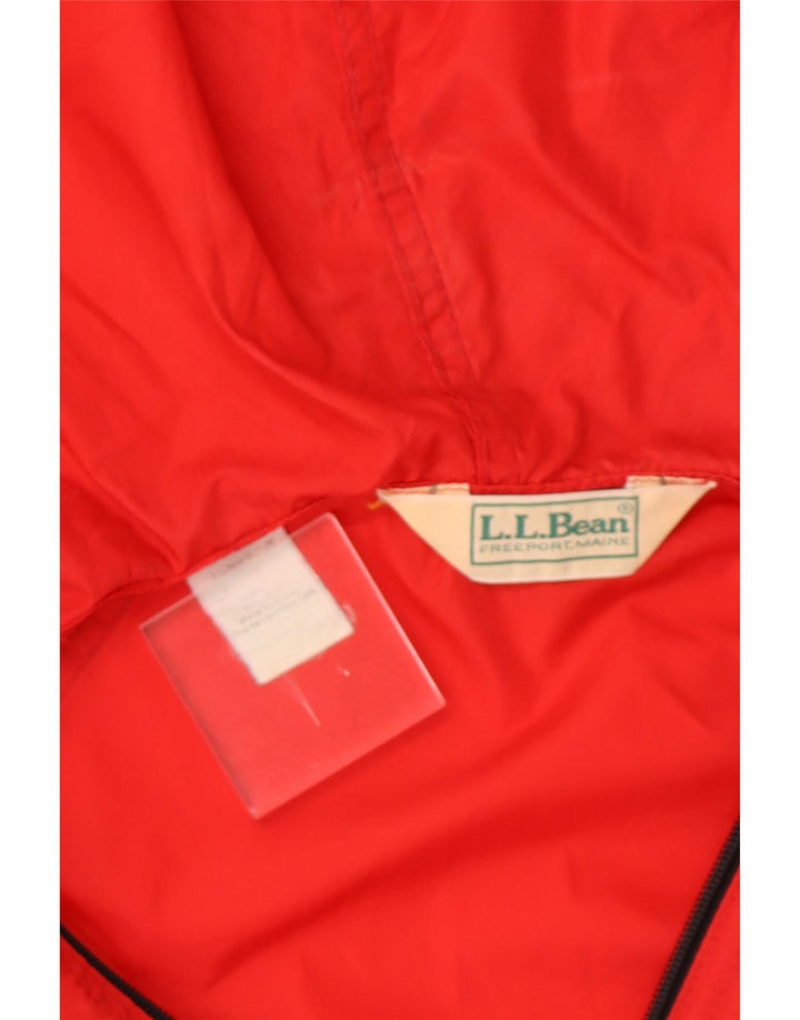L.L.BEAN Mens Hooded Anorak Jacket UK 36 Small Red Vintage L.L.Bean and Second-Hand L.L.Bean from Messina Hembry 