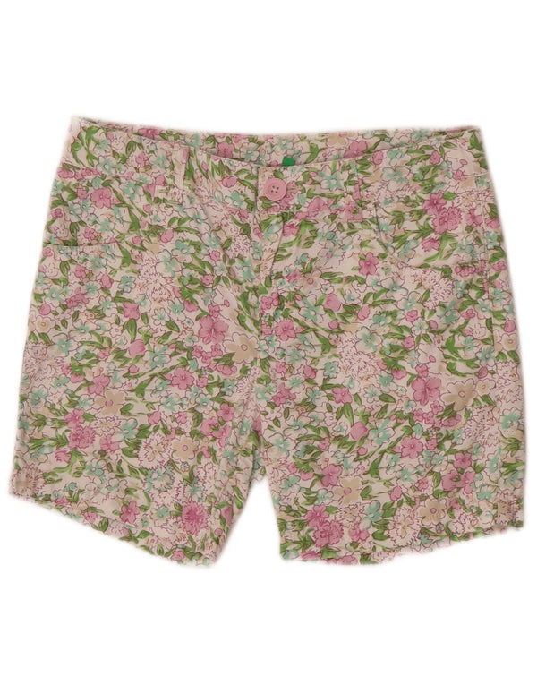 Benetton Shorts Casuales para Niña 11-12 Años 2XL W29 Multicolor Floral