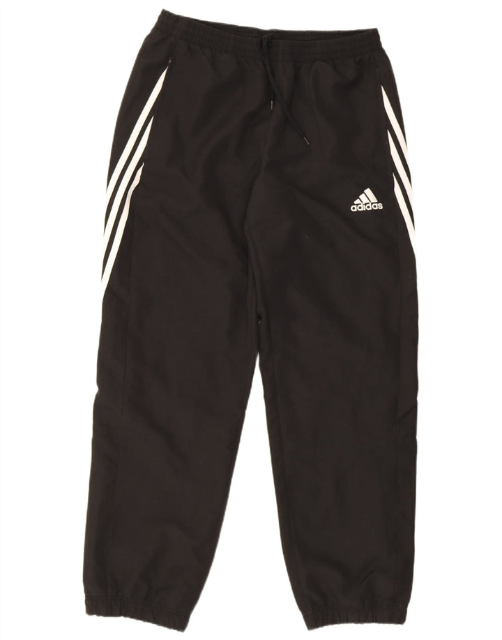 Adidas Hombre Pantalones De Chándal Joggers Grande Negro Poliéster
