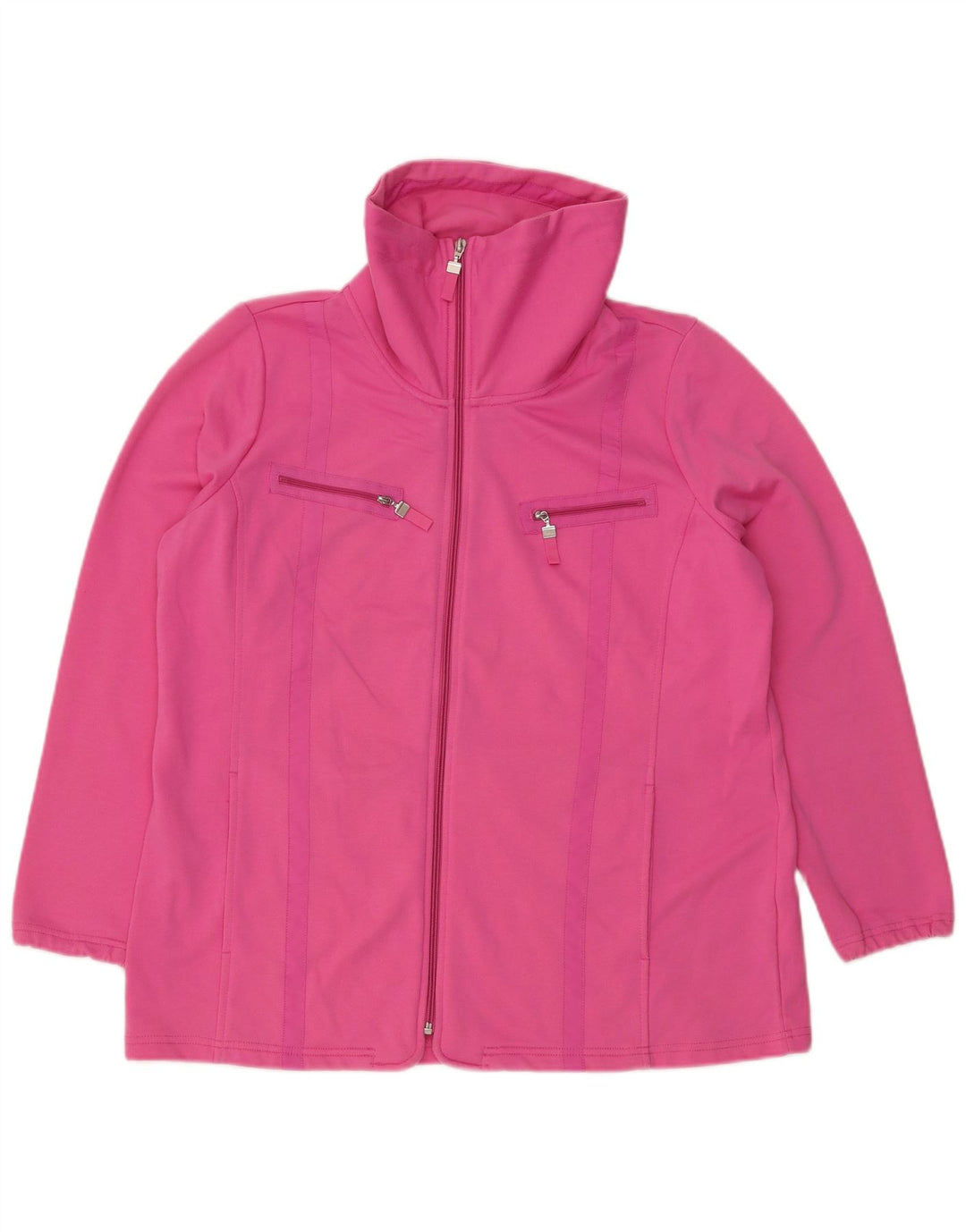 Canda - Chaqueta de chándal para mujer, talla 40, poliéster rosa grande