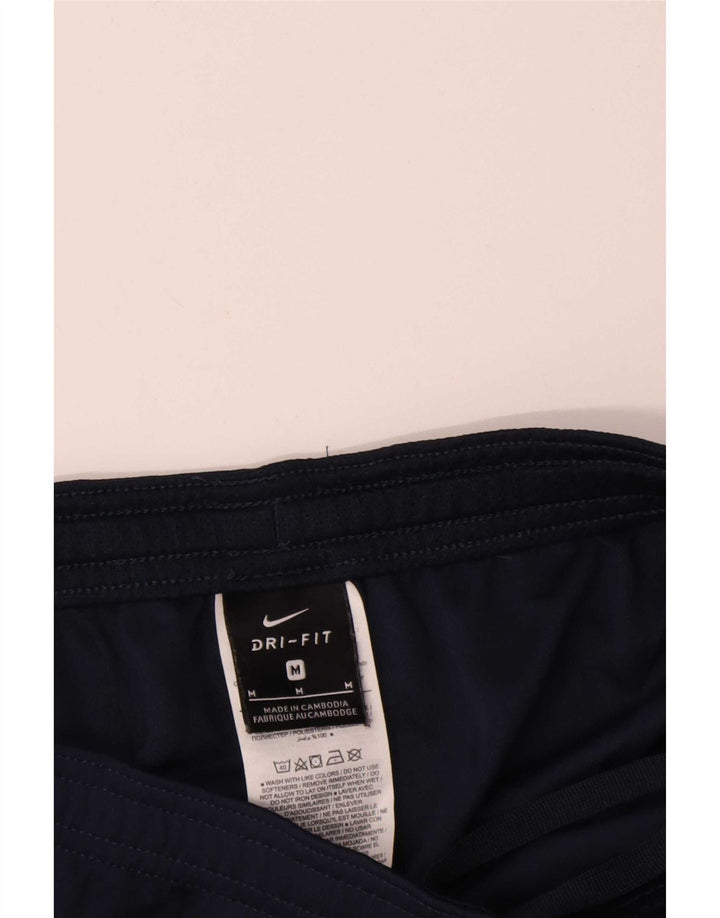 Pantalones cortos deportivos Nike Dri Fit para hombre Poliéster color block azul marino mediano