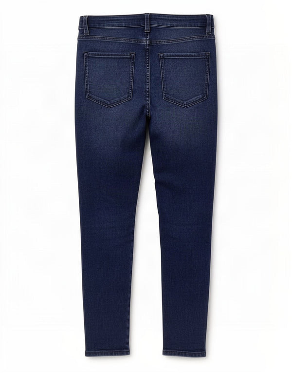 Marks & Spencer Jeans ajustados The Ivy para mujer Reino Unido 14 Grande W32 L26 Algodón azul