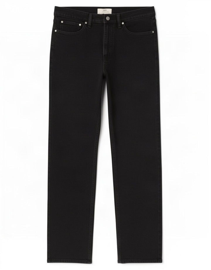 Marks & Spencer Vaqueros rectos para hombre W32 L33 Algodón negro