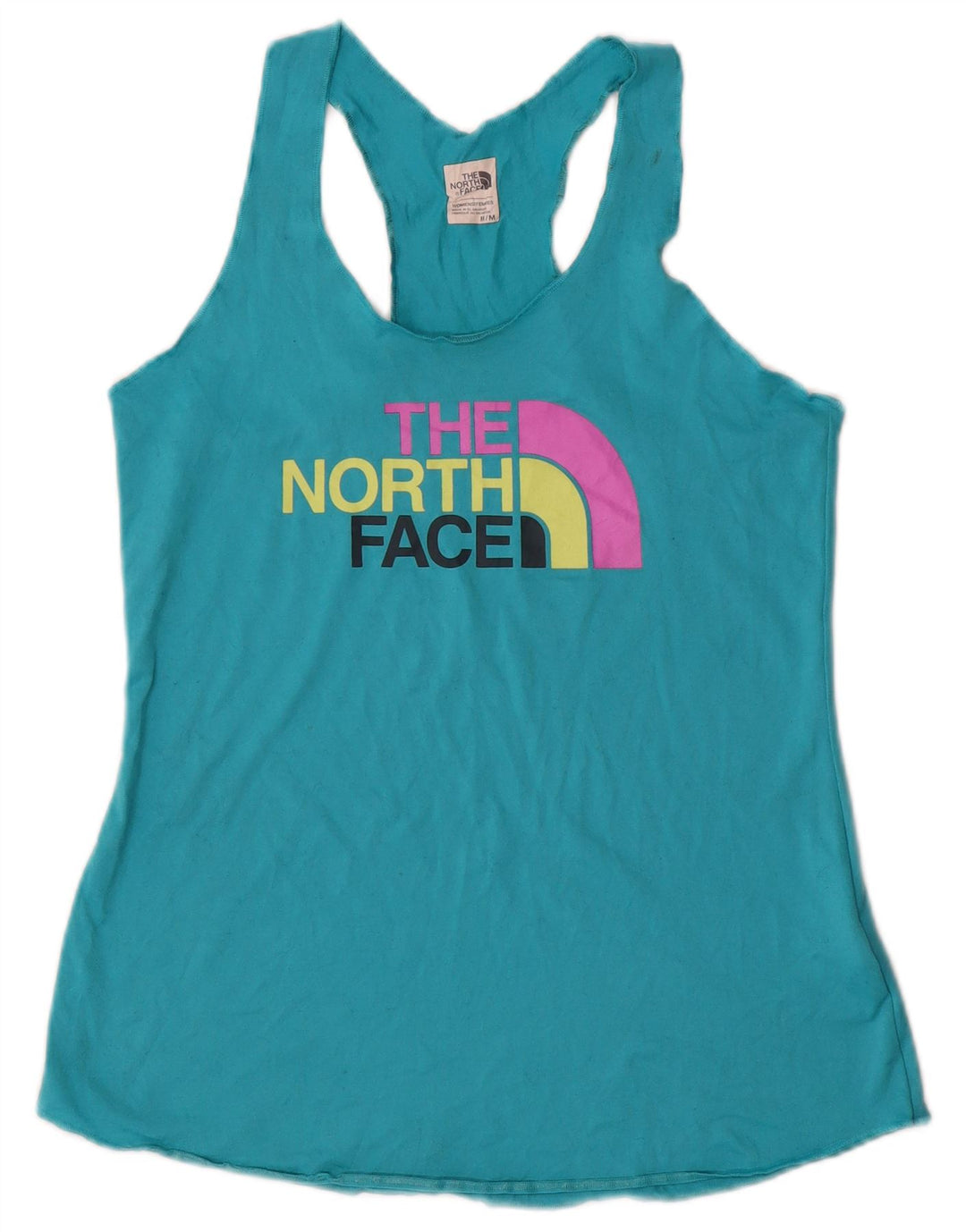 The North Face Camiseta sin mangas gráfica para mujer UK 40 Poliéster azul medio