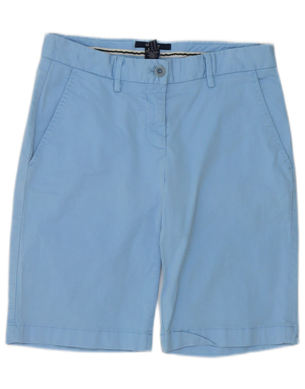 Gant Pantalones cortos chinos para mujer UK 10 Small W32 Algodón azul