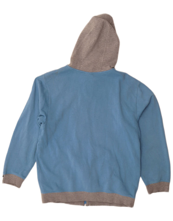 Nike Sudadera con capucha y cremallera para niños 13-14 años XL Azul Colorblock Algodón