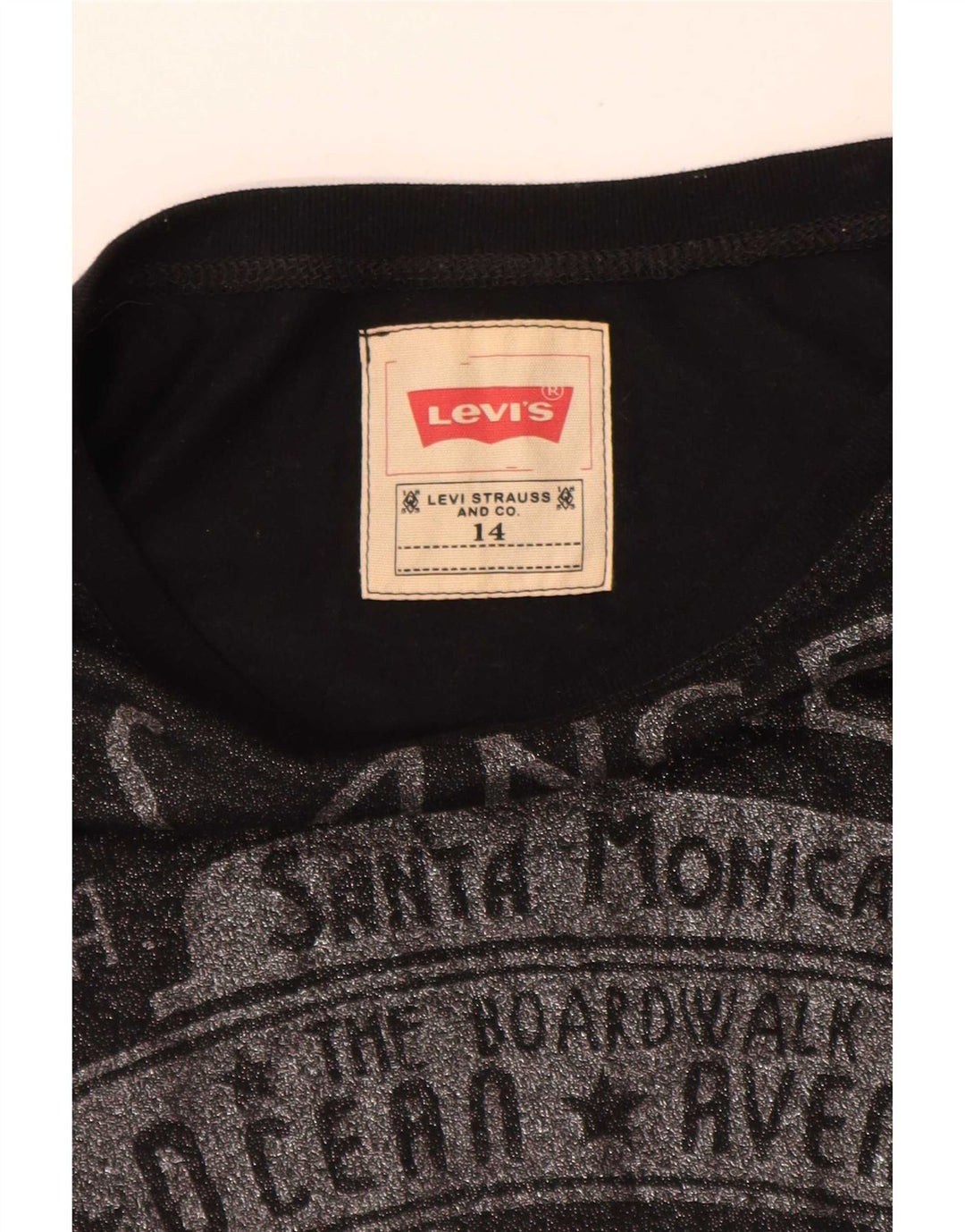 Levi's Sudadera con gráfico para niña 13-14 años Gris