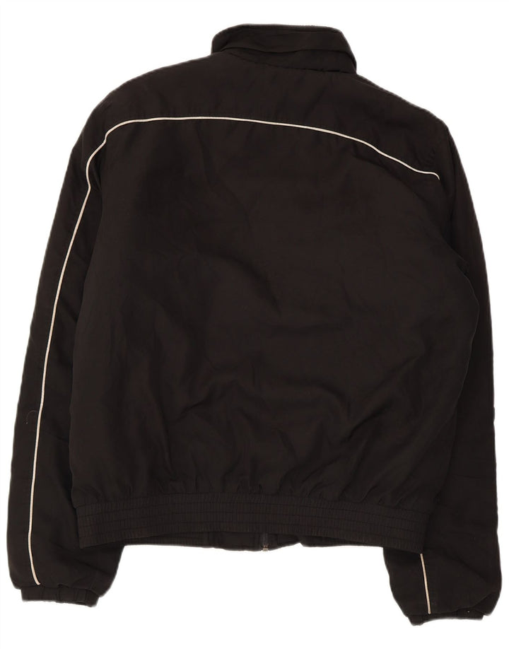 ASICS Chaqueta superior de chándal para hombre Poliéster negro mediano