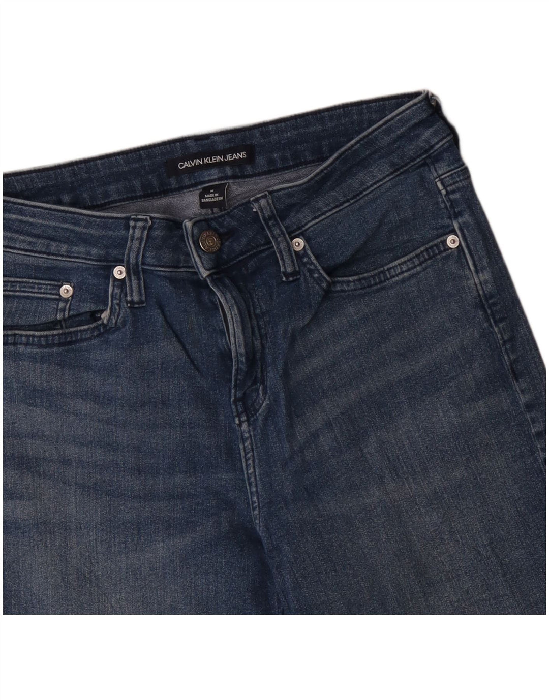 Calvin Klein Bermudas vaqueras para niños 9-10 años W28 Algodón azul