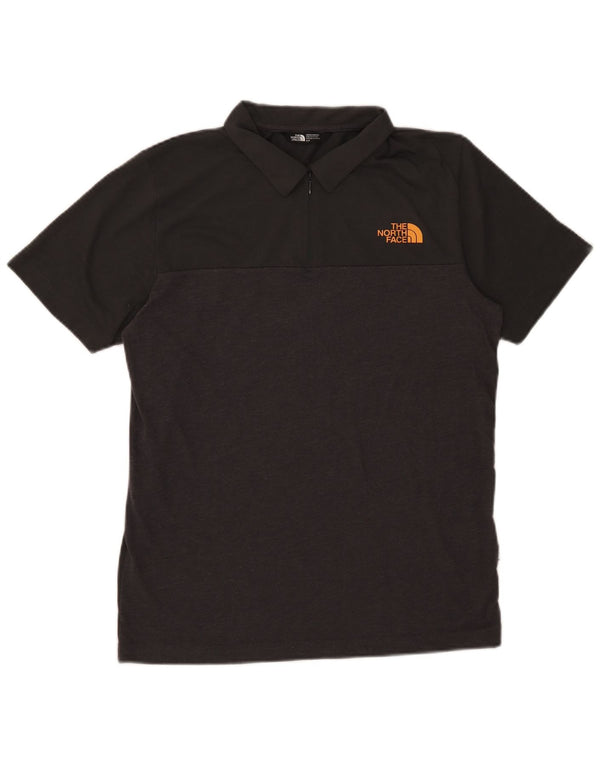 The North Face Mens Polo Shirt Small Grey Polyester