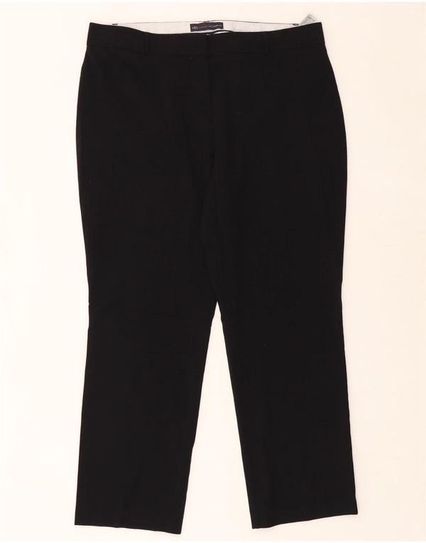 MARKS & SPENCER Pantalón corto de traje para mujer UK 40 Medium W34 L26 Negro