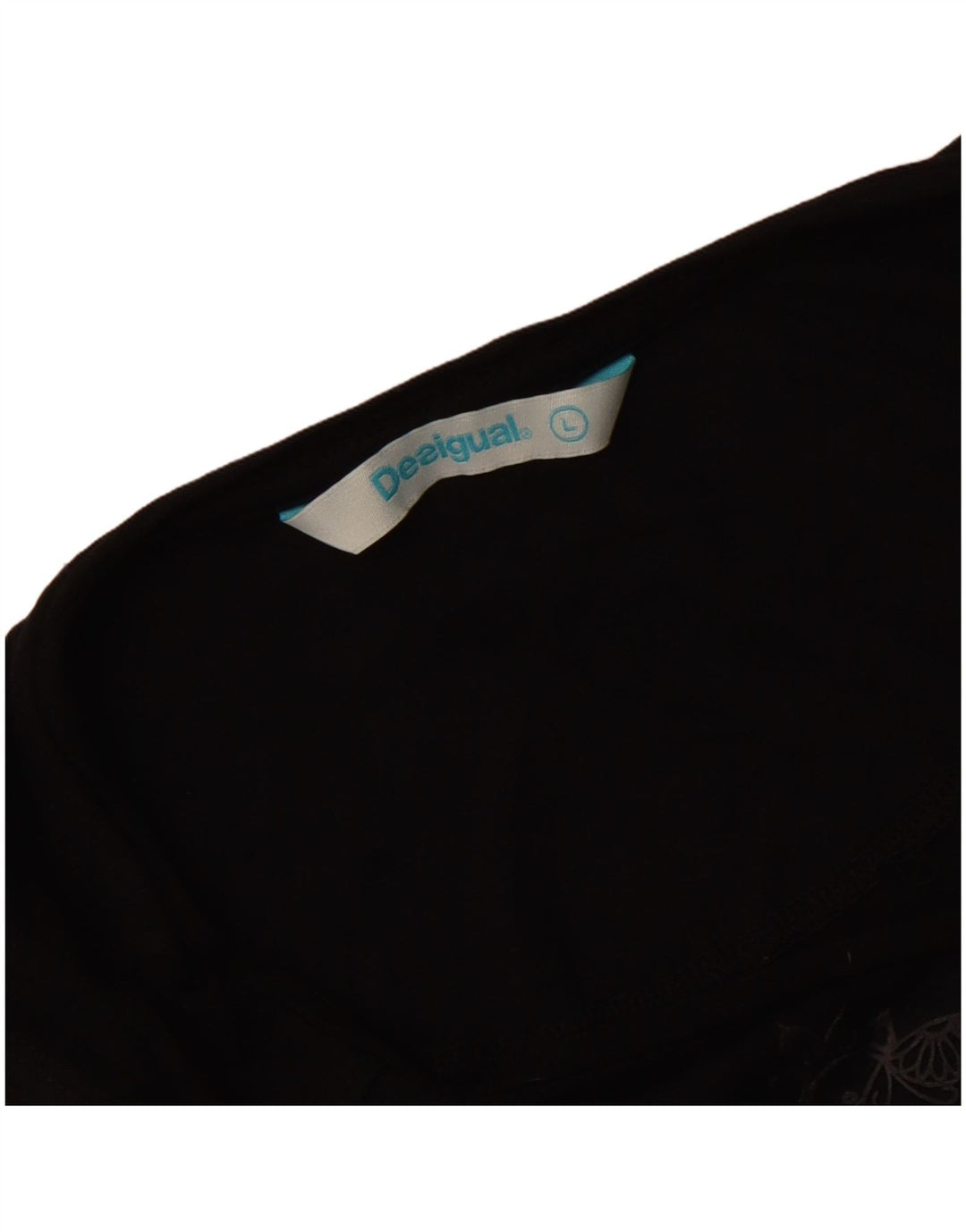 Desigual Top tipo túnica sin mangas para mujer UK 40 Grande Negro Floral