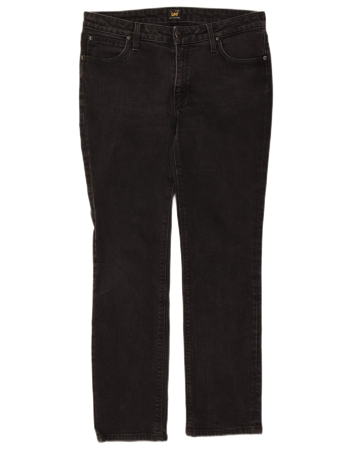 Vaqueros rectos Marion para mujer Lee W30 L27 Algodón negro