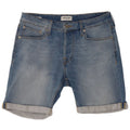 Jack & Jones Mens Shorts De Mezclilla Medio W32 Algodón Azul
