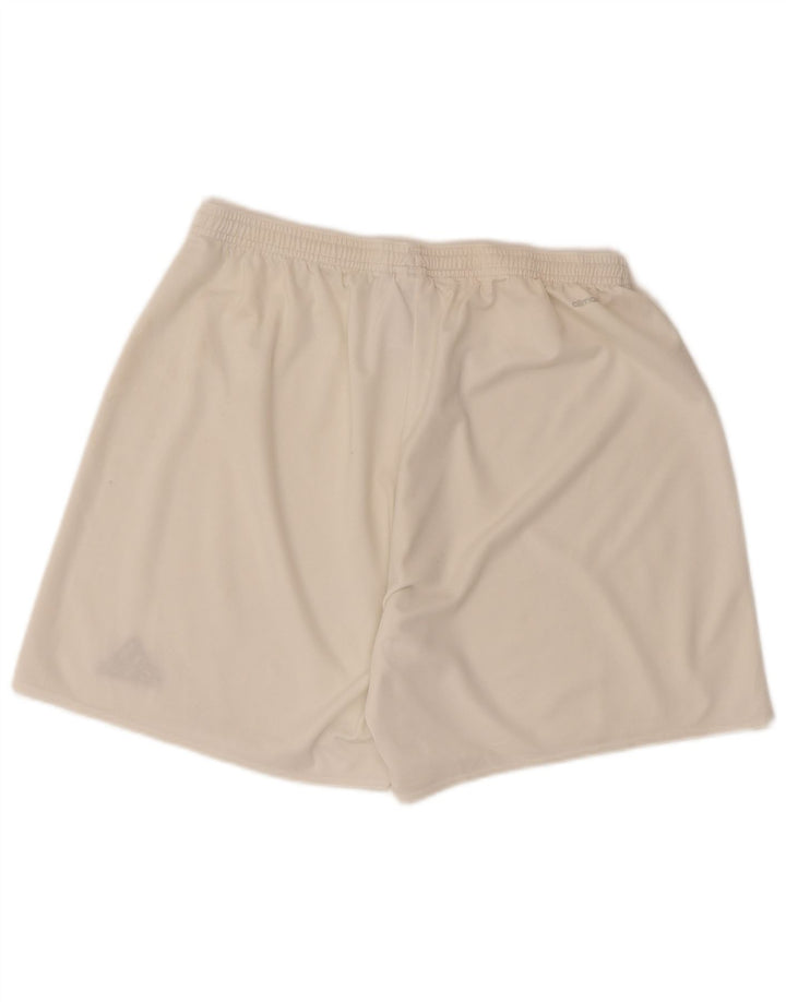 Adidas Mens Climalite Sport Shorts XL Blanco Poliéster
