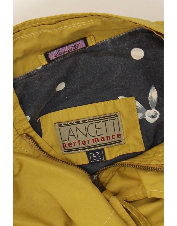 Lancetti Chaqueta Bomber Hombre IT 52 XL Amarillo