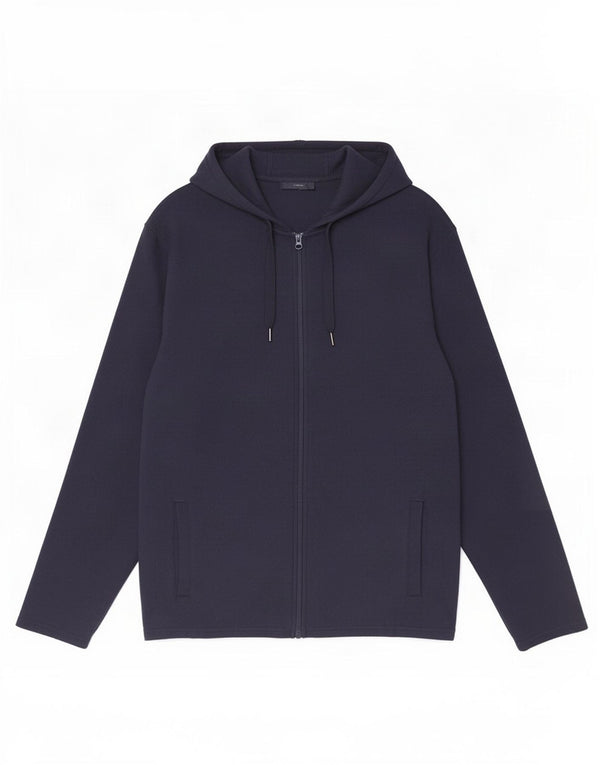 Mountain Warehouse Chaqueta polar con capucha para hombre UK 42 XL Poliéster azul marino
