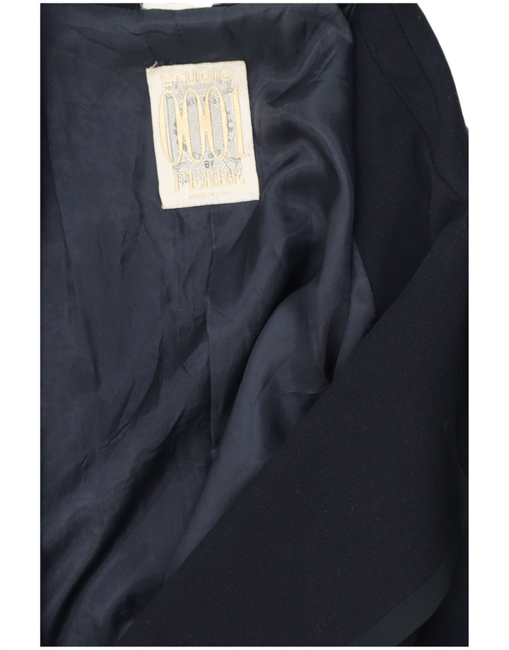 Ferre Chaqueta tipo blazer con 1 botón para mujer UK 46 Grande Azul marino