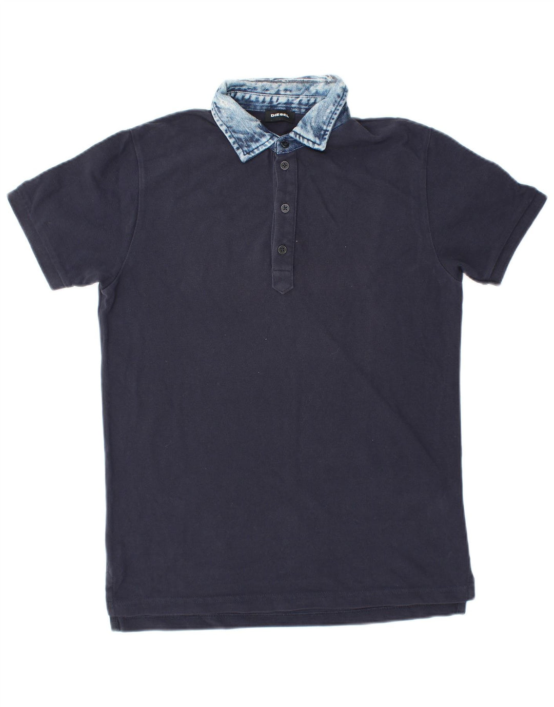 DIESEL Polo Hombre Small Azul Marino Algodón