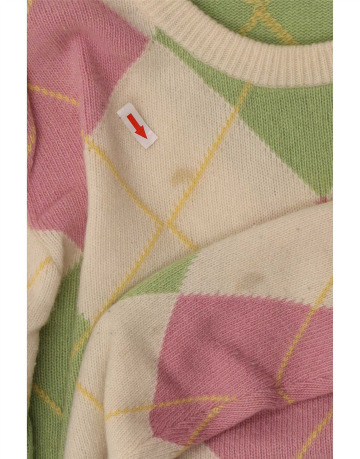 Pringle Jersey De Cuello Redondo Para Hombre Jersey Mediano Multicolor Argyle/Diamond