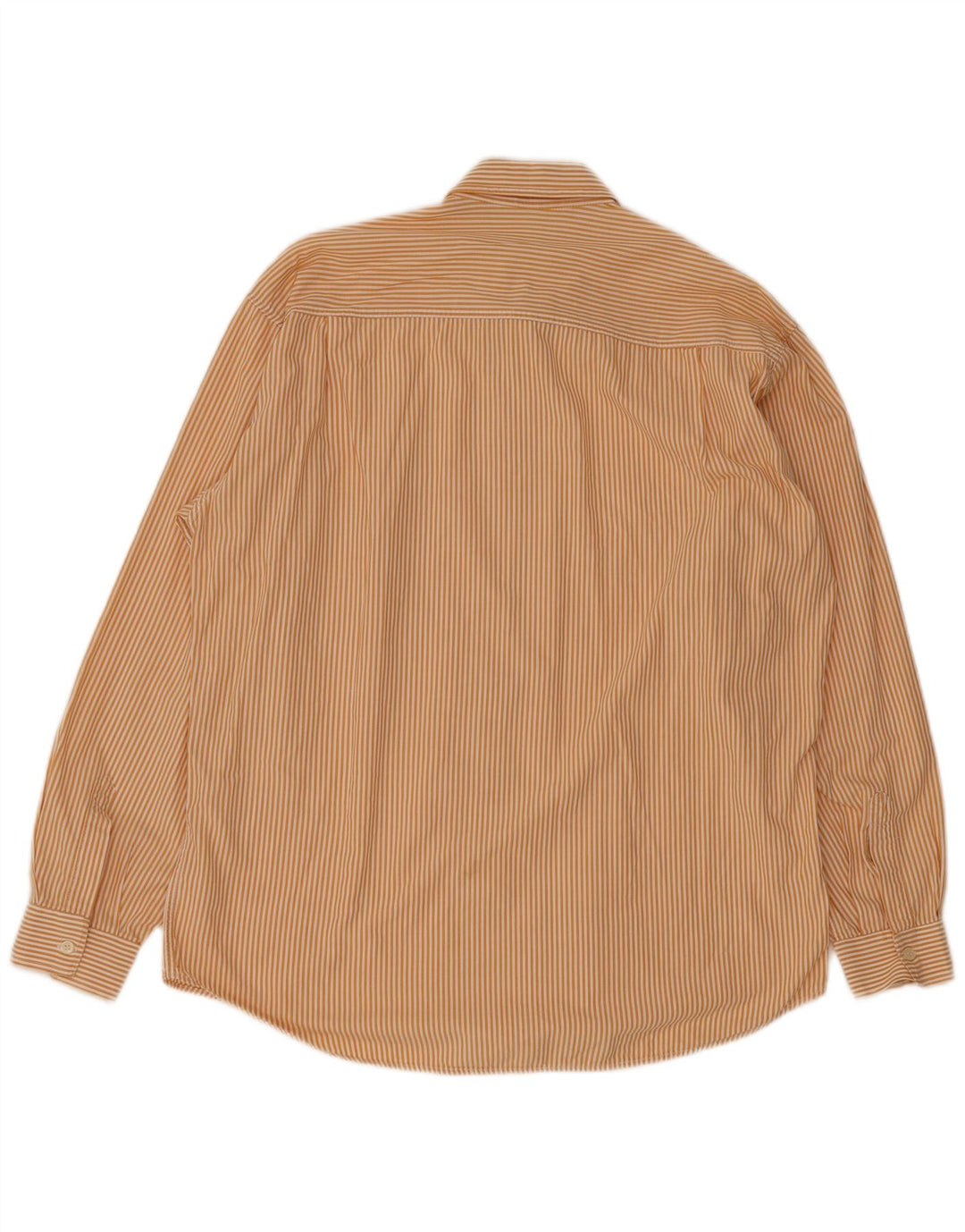 Camisa Carrera para hombre grande a rayas naranja