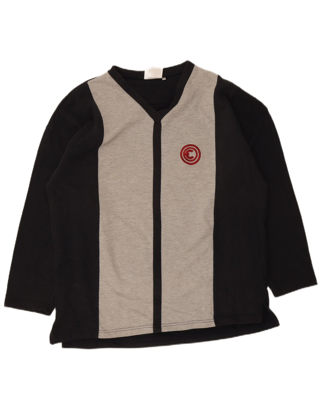 Chiemsee Chaqueta de chándal para hombre XL Algodón color block negro