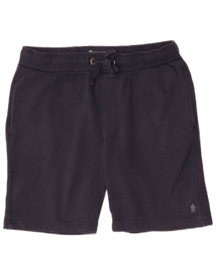 French Connection Pantalones cortos deportivos para hombre de algodón azul marino grande