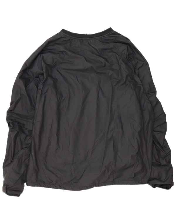 NIKE Hombre Jersey Chándal Top Grande Poliéster Negro