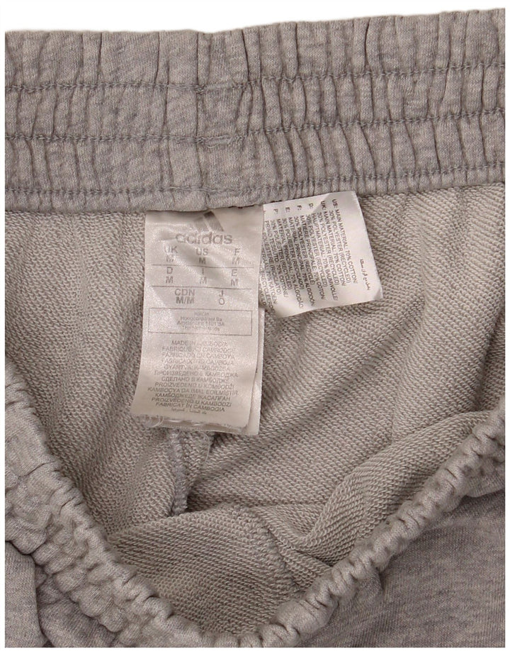 Adidas Hombre Pantalones De Chándal Joggers Gris Medio Algodón