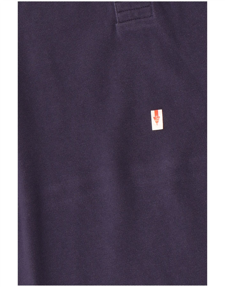 Polo Kappa Hombre Algodón Azul Marino Mediano