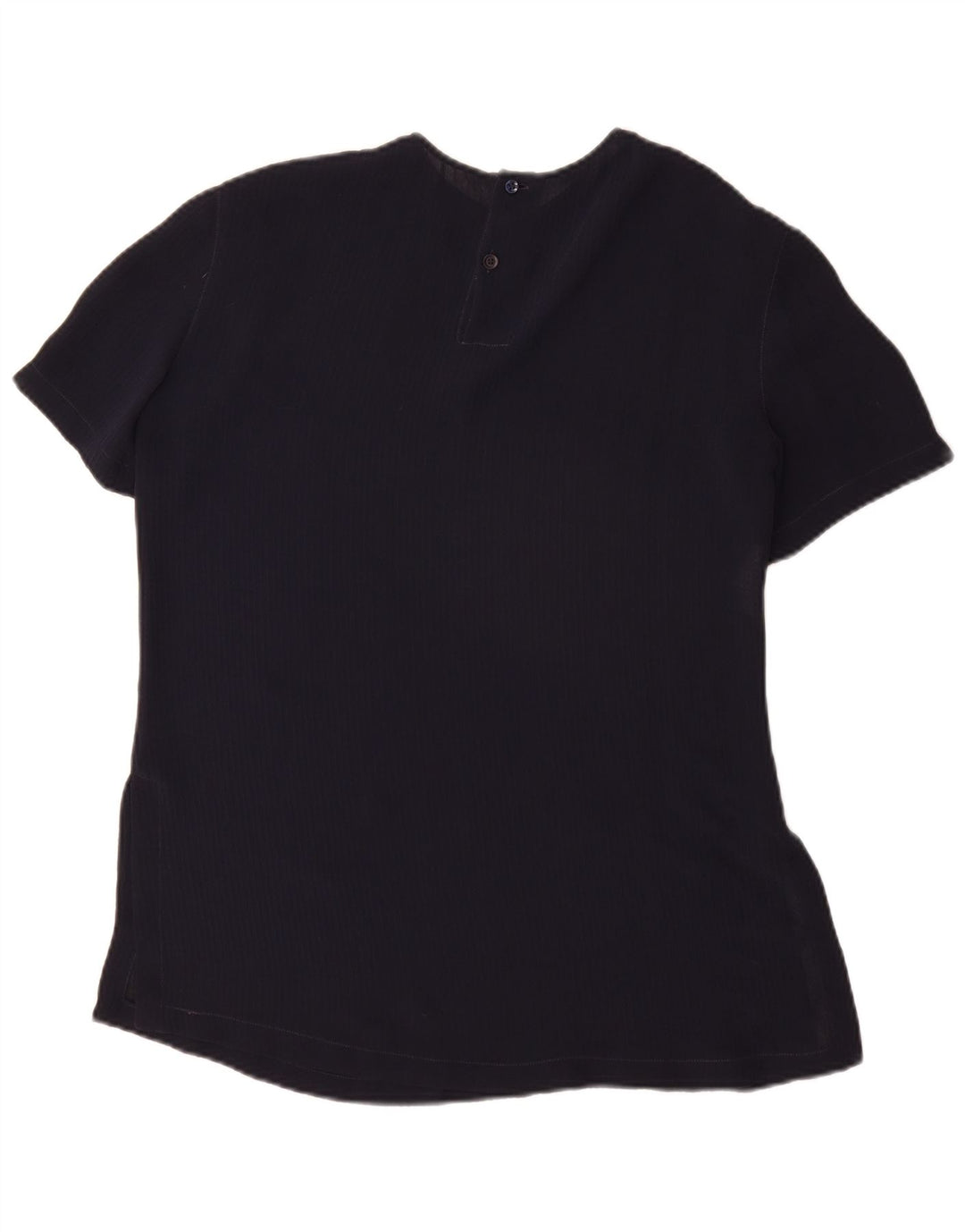 EMPORIO ARMANI Blusa para mujer Top UK 12 Azul marino medio
