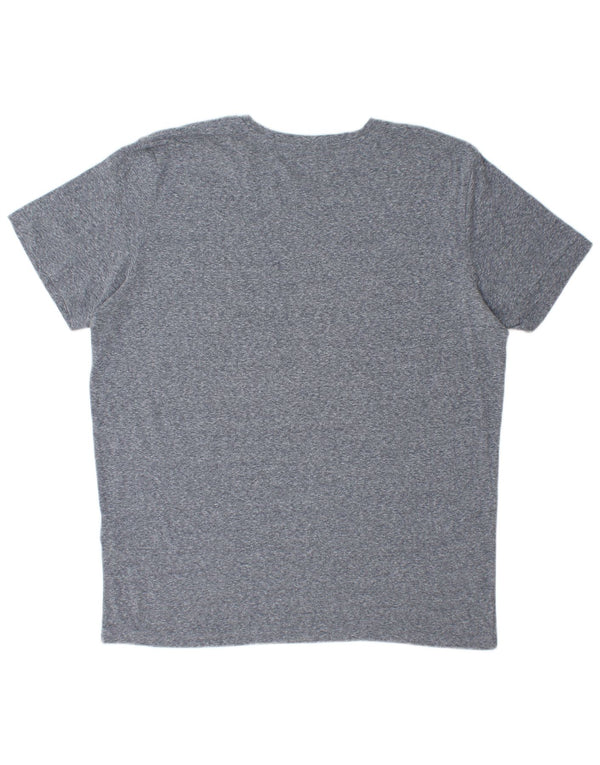 Jack & Jones Hombre Camiseta Top XL Algodón Moteado Gris