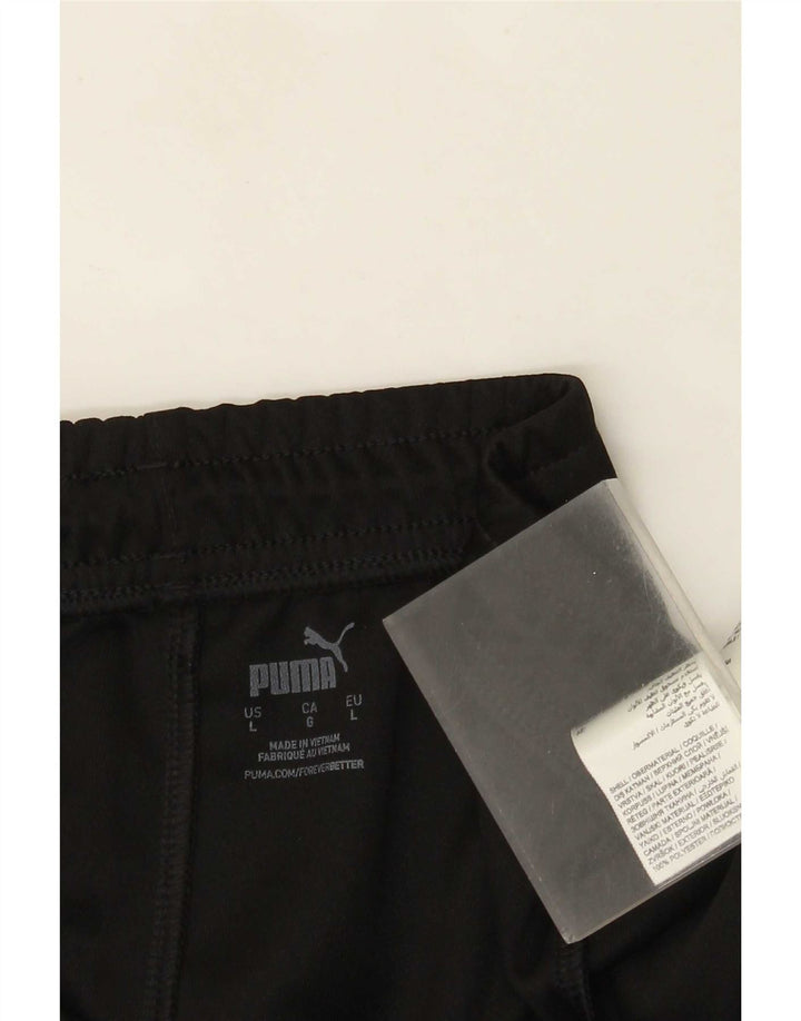 Puma Pantalones De Chándal Gráficos Para Hombre Joggers Grande Poliéster Negro