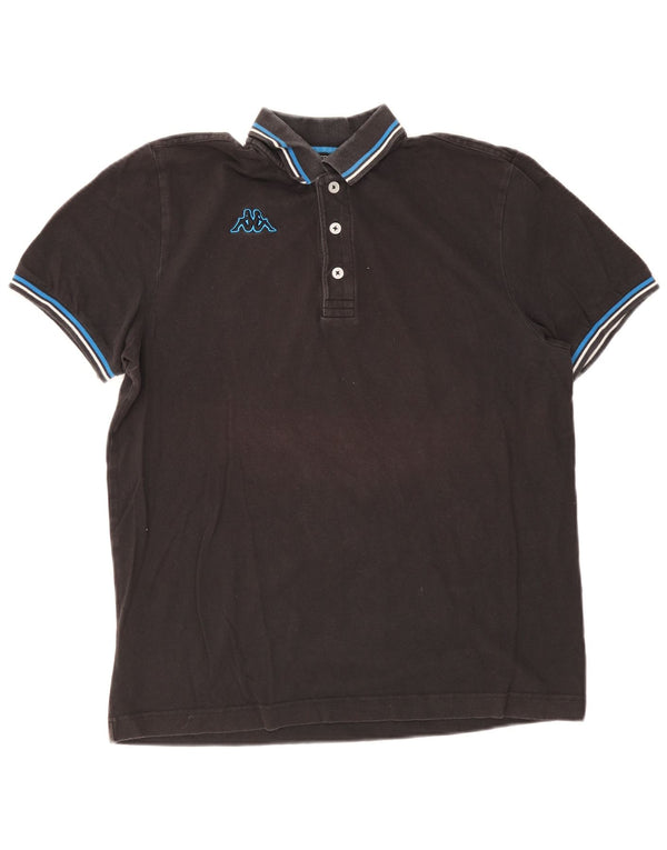 Kappa Polo Hombre Grande Rayas Negras