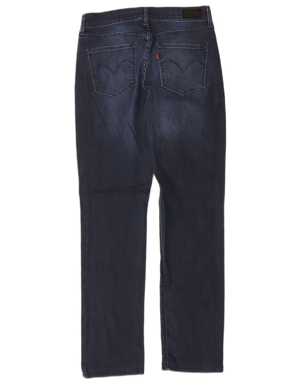 Levi's Vaqueros ajustados de talle medio Demi Curve para mujer W28 L30 Algodón azul marino