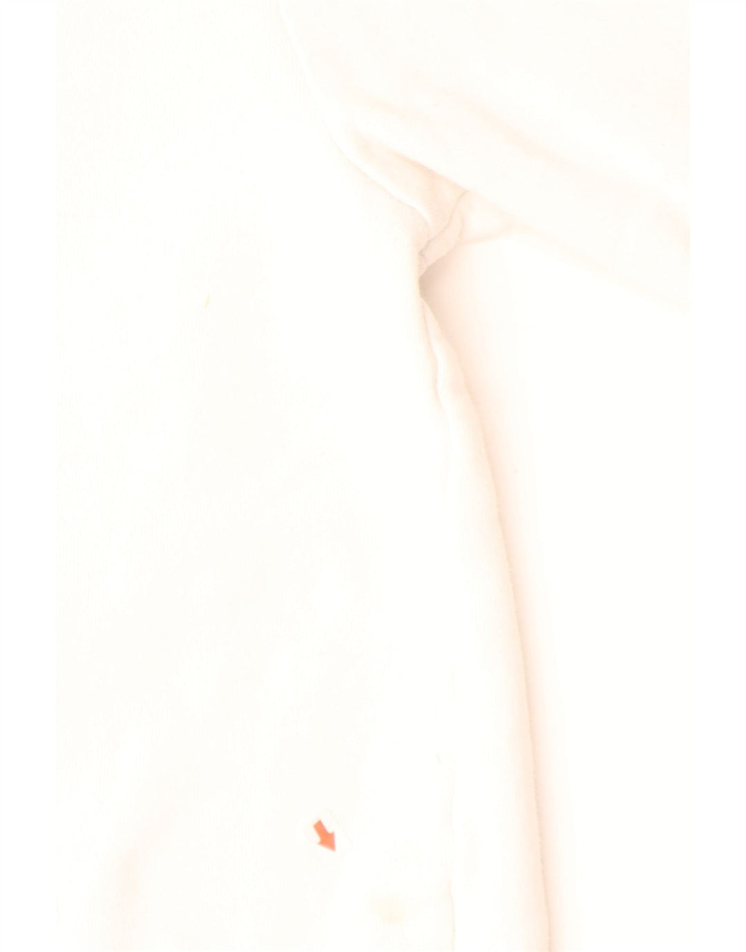 ELLESSE Jersey con capucha gráfica para hombre pequeño de algodón blanco roto