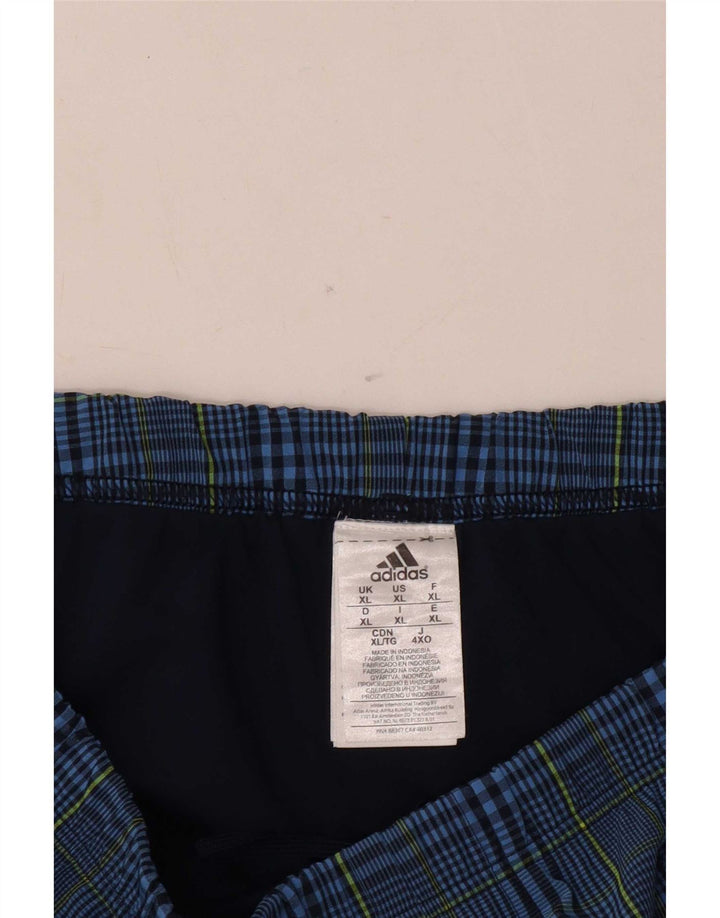 Bañador Adidas Hombre XL Azul Marino Cuadros Poliéster
