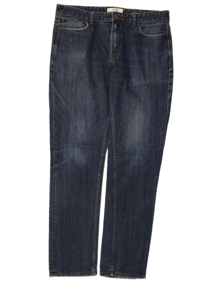Vaqueros ajustados para hombre Fat Face W36 L33 Algodón azul marino