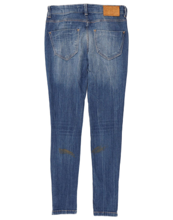 Zara Vaqueros pitillo para mujer EU 34 2XS W24 L27 Algodón azul