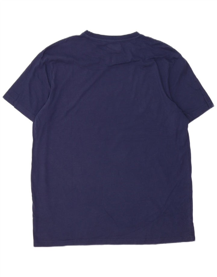 Kappa Camiseta Hombre Top 3XL Azul Marino Algodón