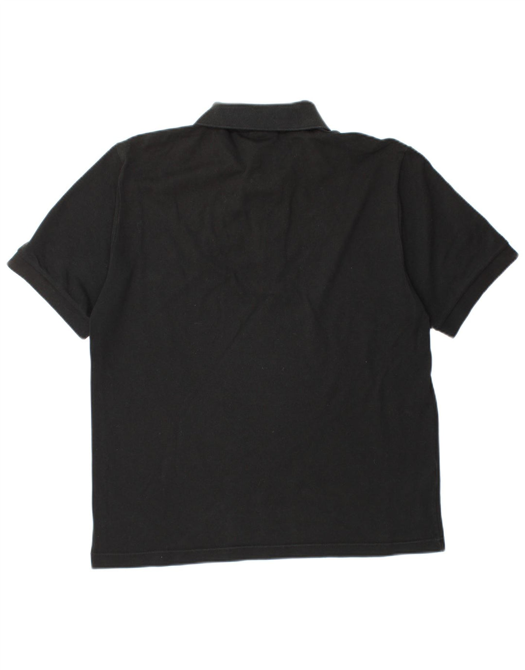 LACOSTE Polo para hombre talla 5 grande algodón negro