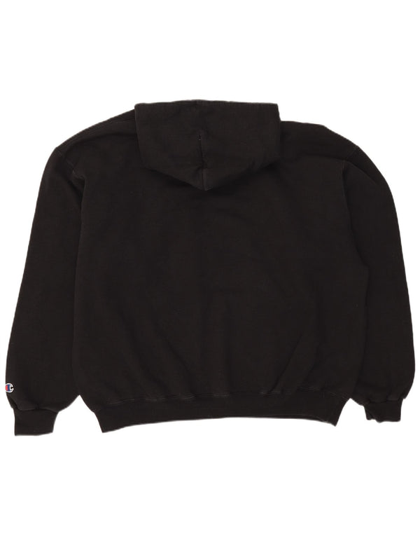 Champion Sudadera con capucha para hombre Jumper XL Algodón negro