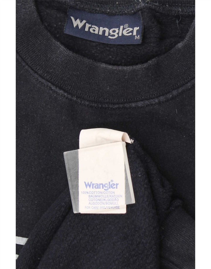 Wrangler Hombre Sudadera Gráfica Jumper Medium Azul Marino Algodón