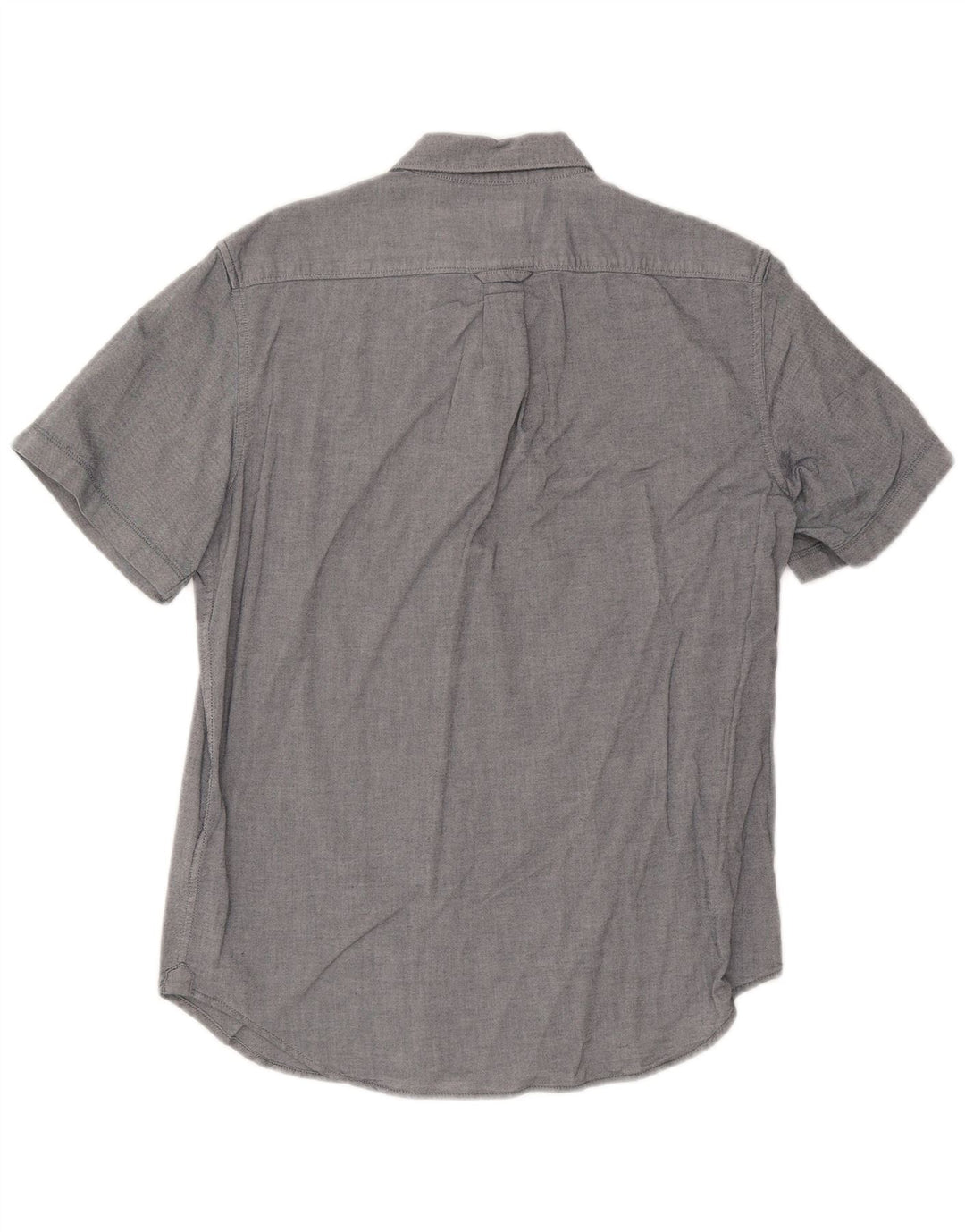 Camisa Timberland Hombre Manga Corta Regular Fit Algodón Gris Medio
