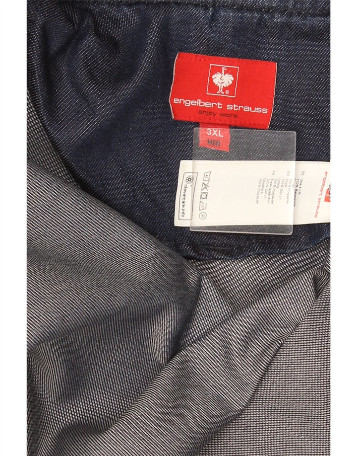 Engelbert Strauss Chaqueta vaquera para hombre UK 46 3XL Algodón azul