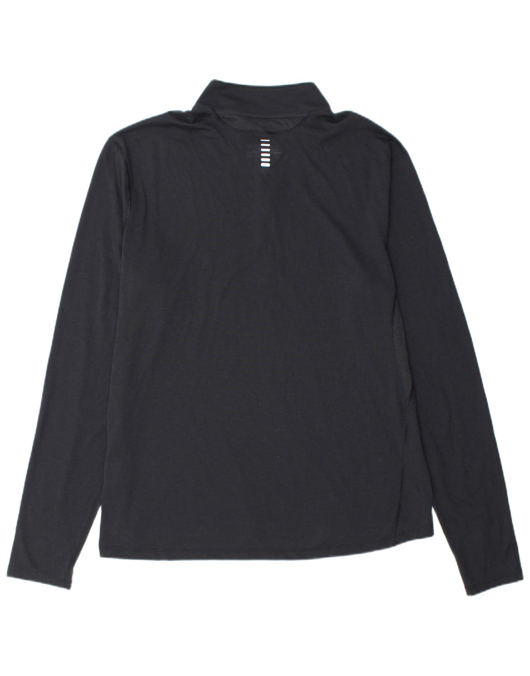 UNDER ARMOUR Hombre Heat Gear Zip Neck Jersey Chándal Top XL Negro