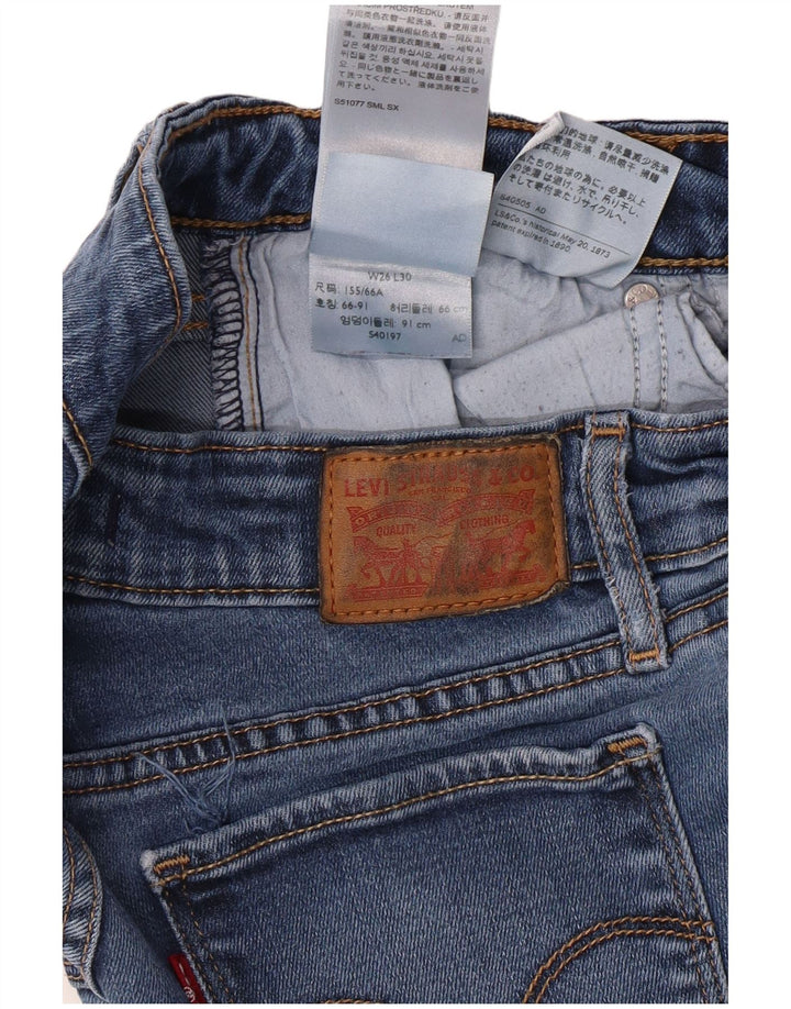 LEVI'S Jeans Ajustados 711 Mujer W26 L30 Lyocell Azul