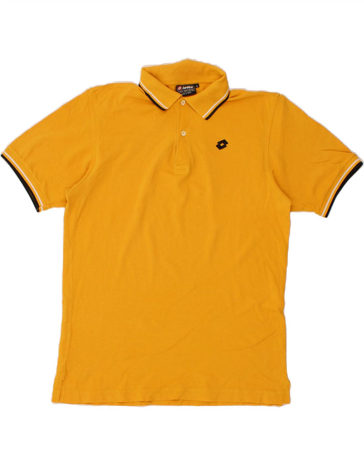 LOTTO Mens Polo Shirt XL Yellow Vintage Lotto and Second-Hand Lotto from Messina Hembry 